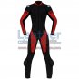 Bi Color One-Piece Motorbike Leather Suit For Women