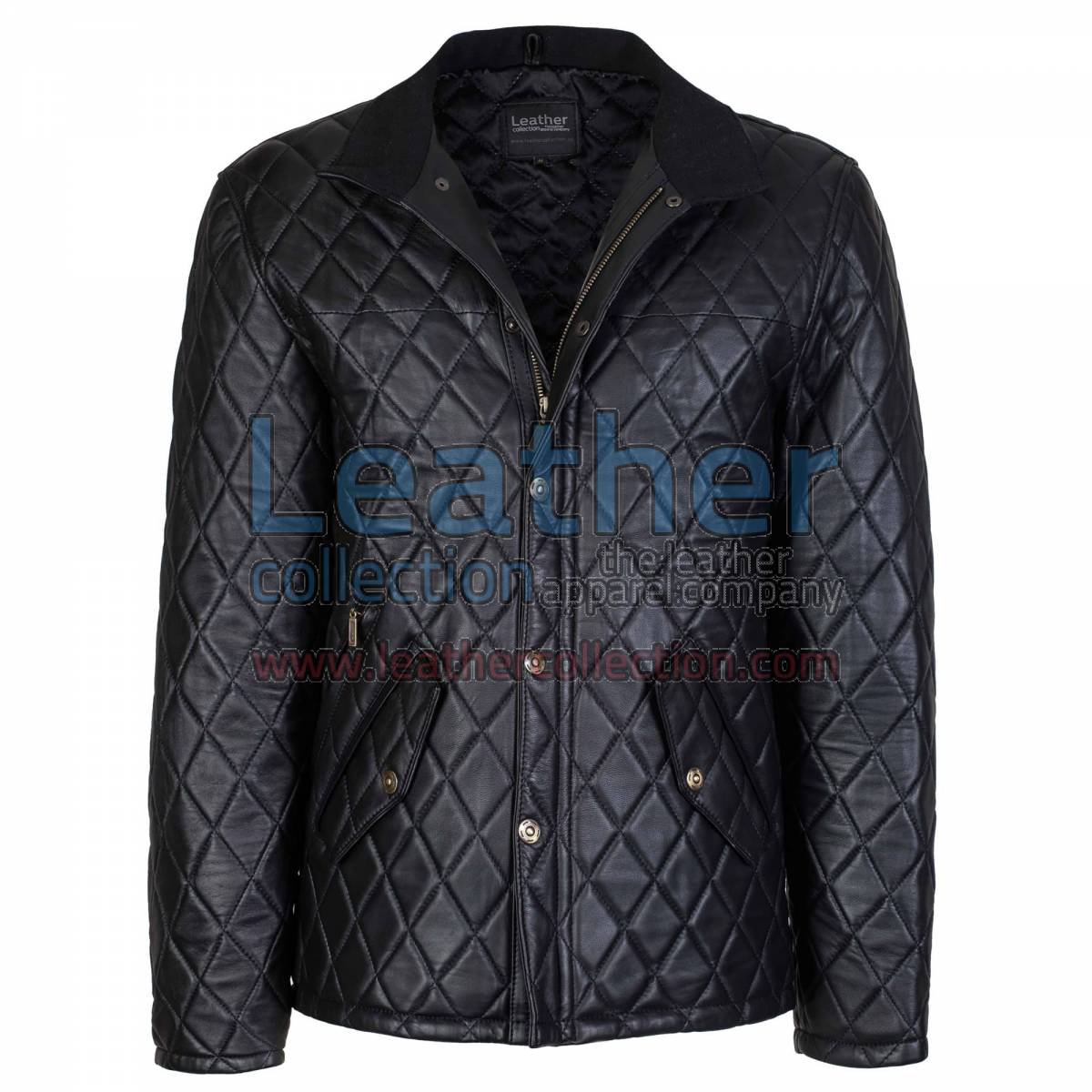 Black Diamond Leather Jacket