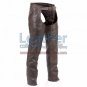 Black Premium Biker Leather Chaps
