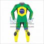 Brazil Flag Moto Race Suit