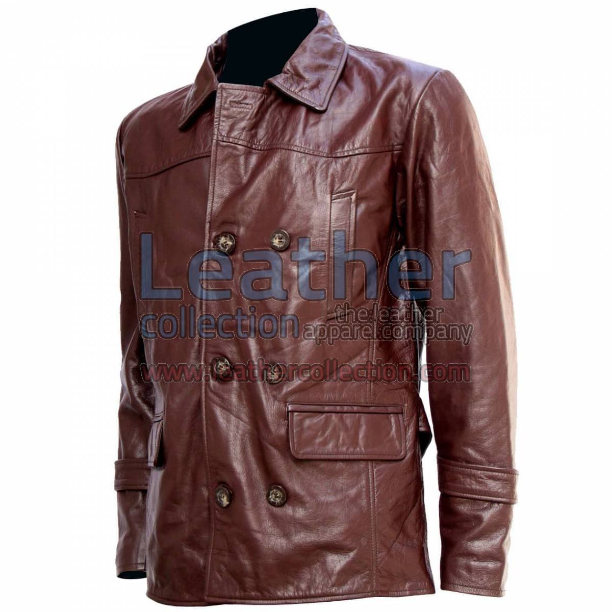 DR Who Brown Leather Coat