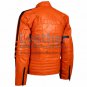 Kill Bill Movie Womens Orange Leather Jacket