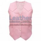 Ladies Pink Basic Plain Vest