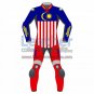 Malaysia Flag Leather Motorbike Suit