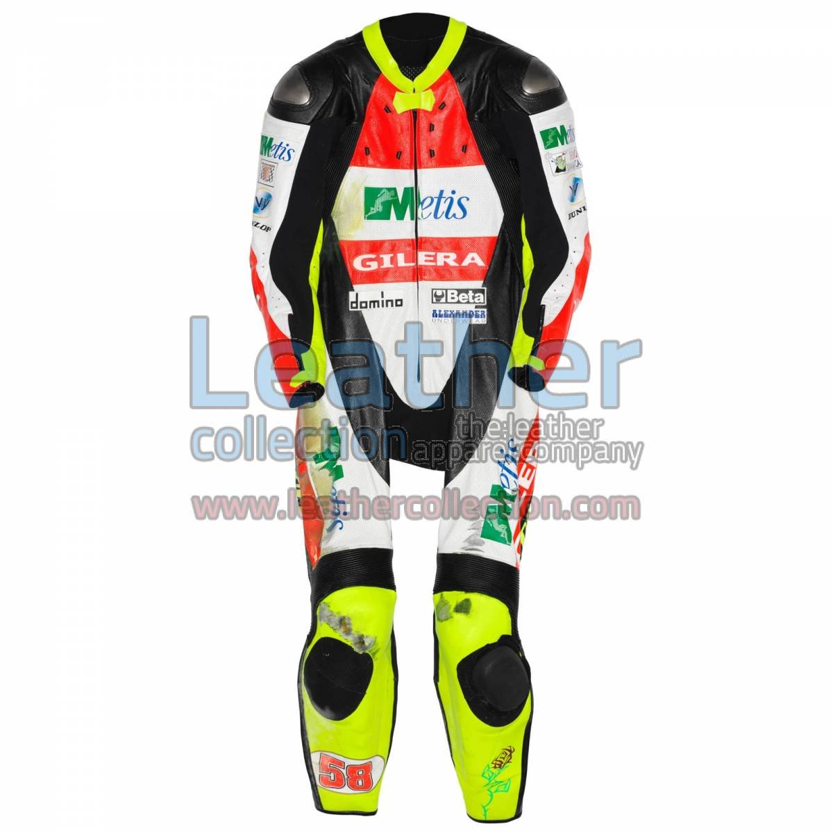 Marco Simoncelli Gilera GP 2007 Leather Suit