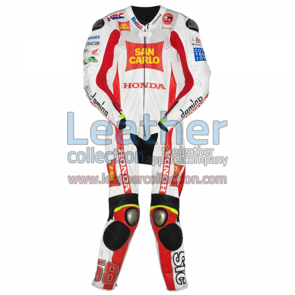 Marco Simoncelli Honda 2011 Leathers