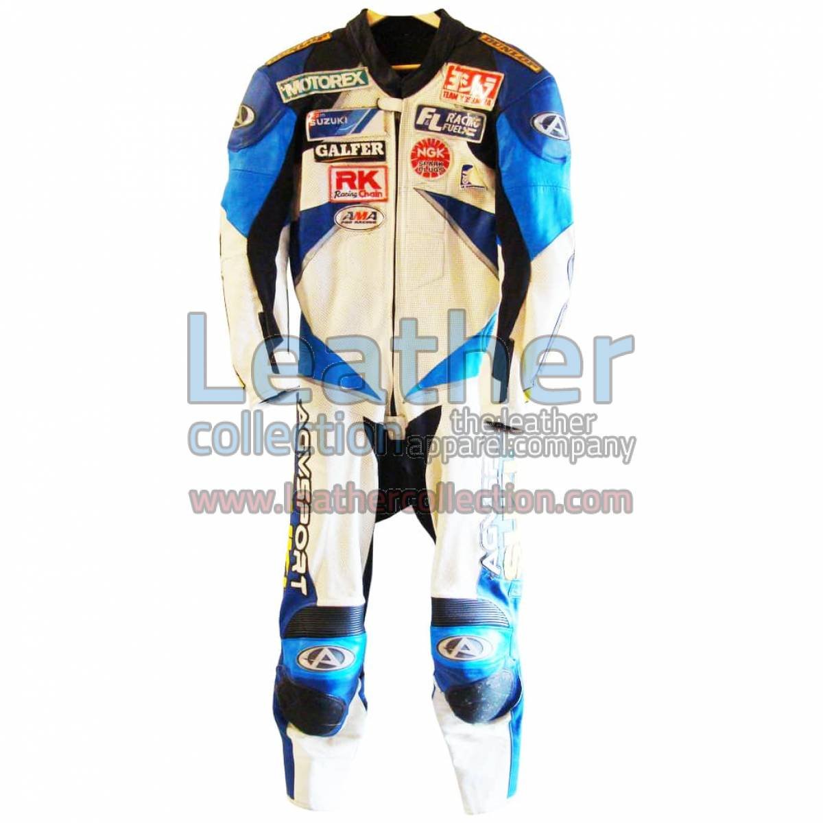 Mat Mladin Suzuki Motorcycle AMA 2002 Leathers