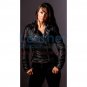 She Devil Perforated Bomber jacket
