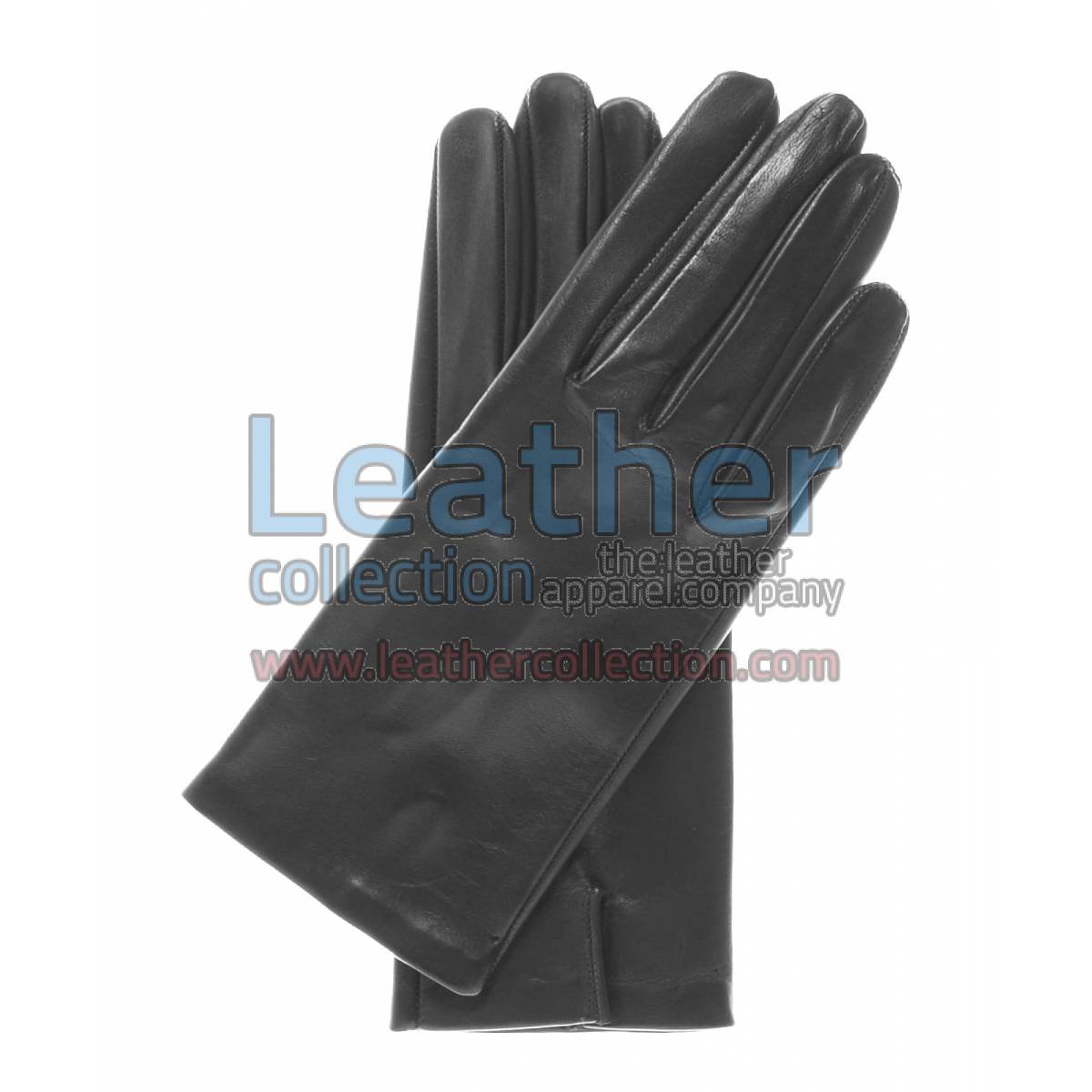 Silk Lined Leather Fashion Gloves