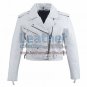 Snow Brando Style Biker Leather Jacket