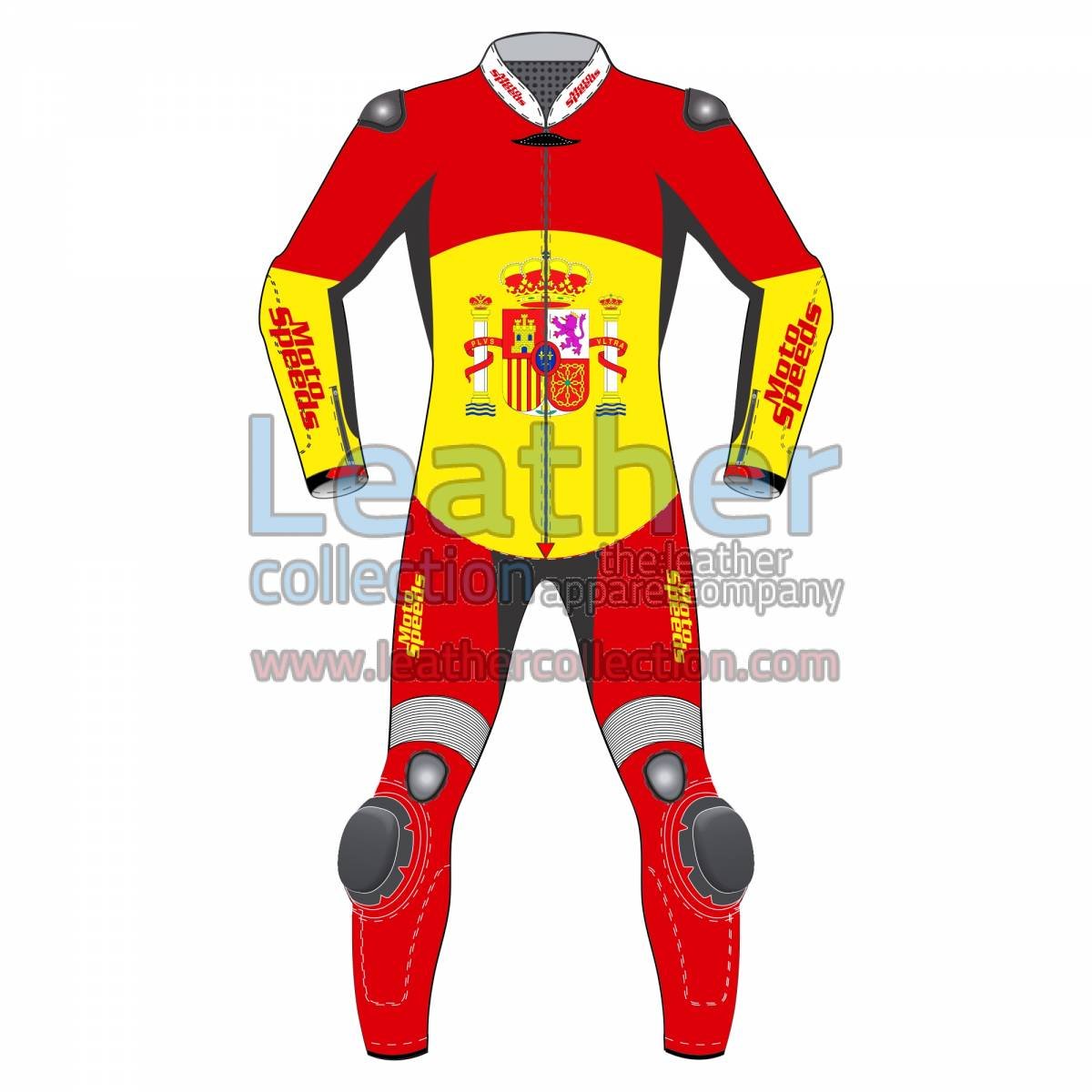 Spain Rounded Flag Race Suit