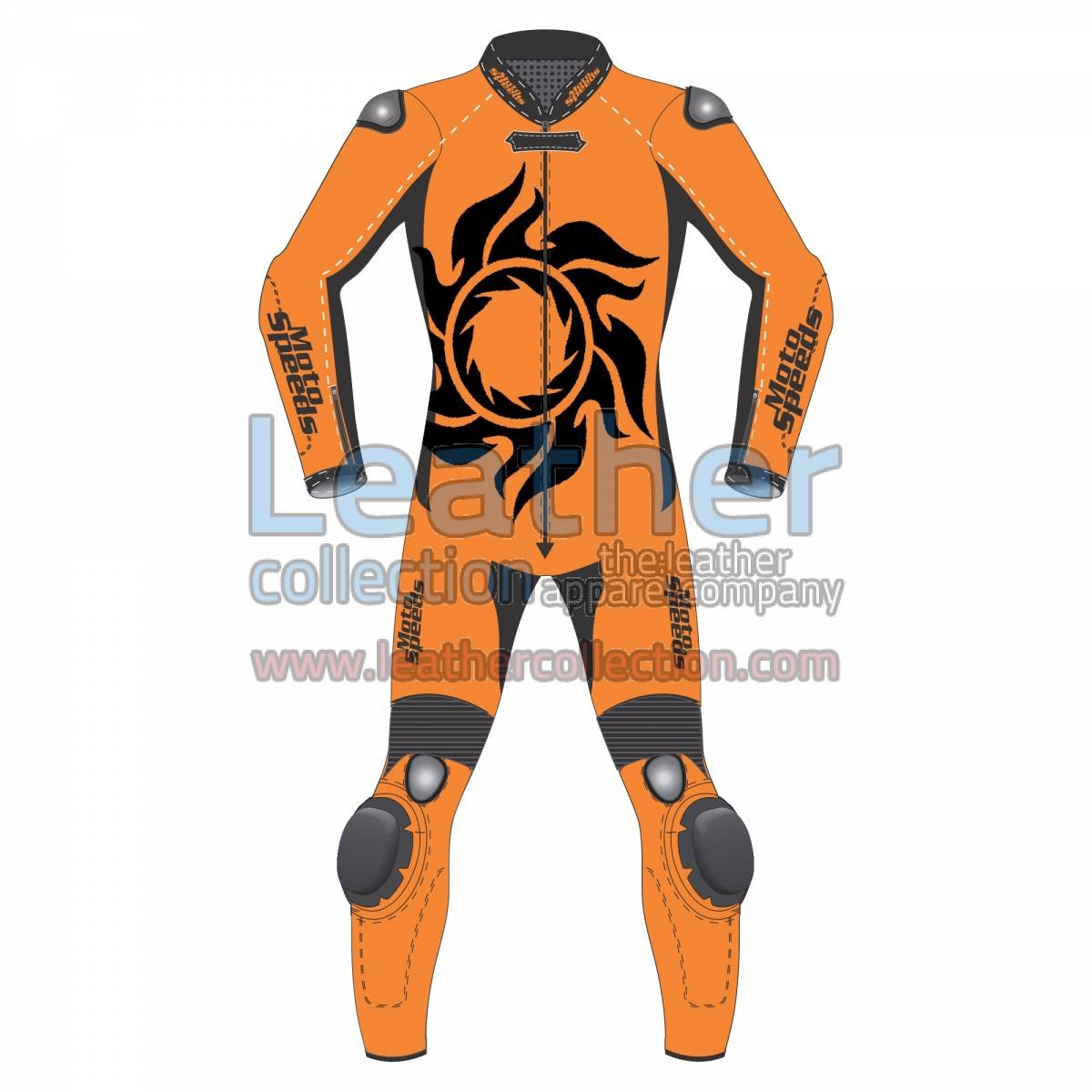 Tattoo Leather Motorcycle Suit
