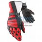 Tourist Red Leather Moto Gloves