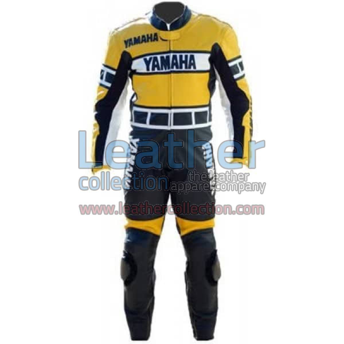 Yamaha Racing Leather Suit Yellow