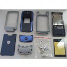 Complete Set Housing Faceplate Cover for Motorola KRZR K1 (Blue)