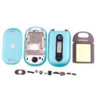 Complete Set Housing Faceplate Cover for Motorola PEBL U6 (Blue)