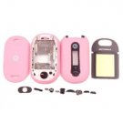 Complete Set Housing Faceplate Cover for Motorola PEBL U6 (Pink)