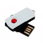 Fashionable Steering Silver Rectangle Jewelry USB Flash Drive(8GB)