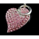 Slanting stereo heart USB Drive 8G