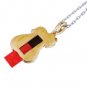 Plated Crystal Stainless Steel USB2.0 Flash Drive Necklace (8GB)