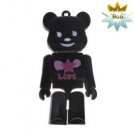 Black Bear Shaped USB 2.0 Flash/Jump Drive (8GB)
