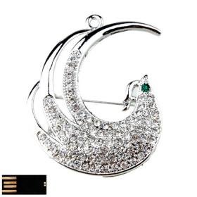 Steering Silver Phoenix Jewelry USB Flash Drive(8GB)