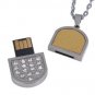 Stainless Steel USB2.0 Flash Drive Keychain (8GB)