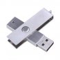 Metallic Mini USB 2.0 Jump/Flash Drive Keychain (8GB)