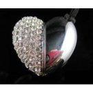 Double Color Heart White USB Drive 8G