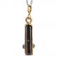 Elongated Stainless Steel Crystal USB2.0 Flash Drive Necklace (8GB)