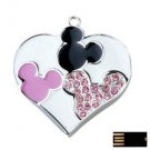 Fashionable Mickey Love Jewelry USB Flash Drive(8GB)