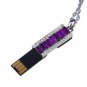 Stainless Steel USB2.0 Flash Drive Keychain (8GB)