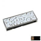 Generous Rectangle with Flower Pattern Jewelry USB Flash Drive(8GB)