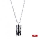 Stainless Steel Crystal USB 2.0 Flash drive Necklace (8GB)