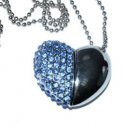 Double Color Heart Blue USB Drive 8G