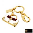 Beautiful Handbag with Keychain Jewelry USB Flash Drive(8GB)