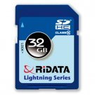 RiDATA Lightning Series 32GB Secure Digital High-Capacity (SDHC) Flash Card Model RDSDHC32G-LIG10
