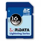 RiDATA Lightning Series 16GB Secure Digital High-Capacity (SDHC) Flash Card Model RDSDHC16G-LIG10