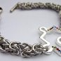 Autism Awareness Swarovski Chainmaille Bracelet