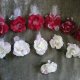 Handmade capias and fabric flowers