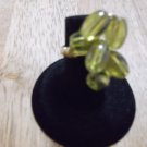 Green glass ring size 5