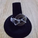 Silver metal ring size 8