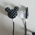In-Ear Mickey Earbuds Black New