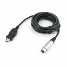 3M Microphone USB MIC Link Cable USB Male to XLR Female