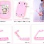 Multi-function mobile phone mini fan rose red