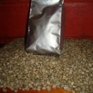Unroasted coffee beans