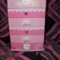 Hello kitty Jewerly box w 5 drawers