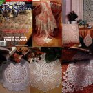 DECORATIVE CROCHET 1995 JULY 46 MATS IN ALL THEIR GLORY 2 BEDSPREADS VERY SELECT: 3 OVAL RUNNERS