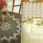 DECORATIVE CROCHET 1989 MARCH 8 FILET PATCHWORK ROUND MATS SUPERB OVAL SIMPLE PROJECTS & TAKE ALONGS