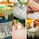 DECORATIVE CROCHET 1989 MAY 9 FRESH POTHOLDERS PLACEMATS CURTAINS TABLECLOTHS FILET FESTIVAL